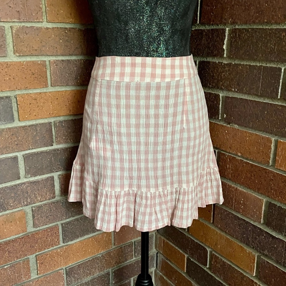 Topshop Rose Gingham Miniskirt - Picture 13 of 15